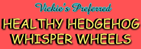 Hedgehog Exercise Wheels-Whisper Wheels by HEDGEHOGS by Vickie